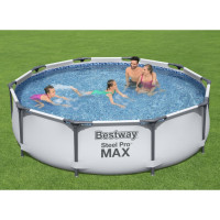 Produktbild för Bestway Pool Steel Pro MAX med tillbehör 305x76 cm