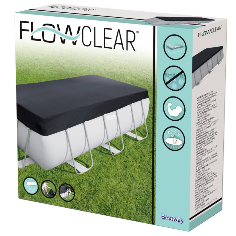 Produktbild för Bestway Poolöverdrag Flowclear 404x201 cm