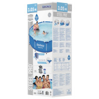 Produktbild för Bestway Pool med stålram Steel Pro 305x76 cm