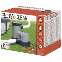 Miniatyr av produktbild för Bestway Flowclear Poolfilterpump 5678 L/tim
