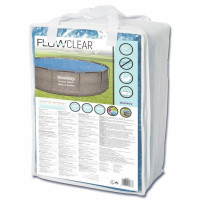 Produktbild för Bestway Poolöverdrag Flowclear 356 cm