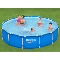 Produktbild för Bestway Pool med ram Steel Pro 396x84 cm