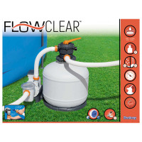 Produktbild för Bestway Sandfilterpump Flowclear 11355 L/tim