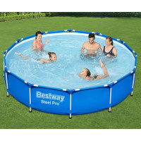Produktbild för Bestway Pool med ram Steel Pro 366x76 cm