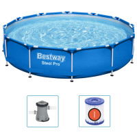 Produktbild för Bestway Pool med ram Steel Pro 366x76 cm