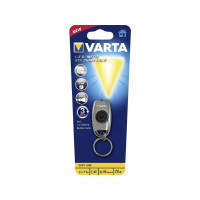 Produktbild för Varta Easy Line - nyckelring med ficklampa - LED - vitt ljus - krompläterad