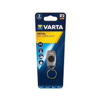 Produktbild för Varta Easy Line - nyckelring med ficklampa - LED - vitt ljus - krompläterad