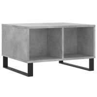 Miniatyr av produktbild för Soffbord betonggrå 60x50x36,5 cm konstruerat trä