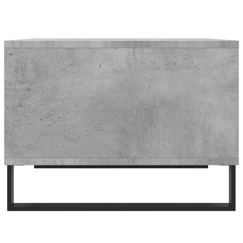 Produktbild för Soffbord betonggrå 60x50x36,5 cm konstruerat trä