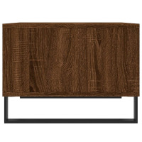 Miniatyr av produktbild för Soffbord brun ek 60x50x36,5 cm konstruerat trä