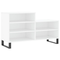 Produktbild för Skoskåp vit 102x36x60 cm konstruerat trä