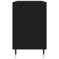 Produktbild för Skoskåp svart 102x36x60 cm konstruerat trä
