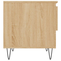 Produktbild för Soffbord sonoma-ek 50x46x50 cm konstruerat trä