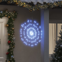 Produktbild för Julbelysning 8 st 140 LED kallvit 17 cm