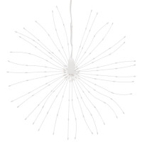 Produktbild för Julbelysning 2 st 140 LED kallvit 17 cm