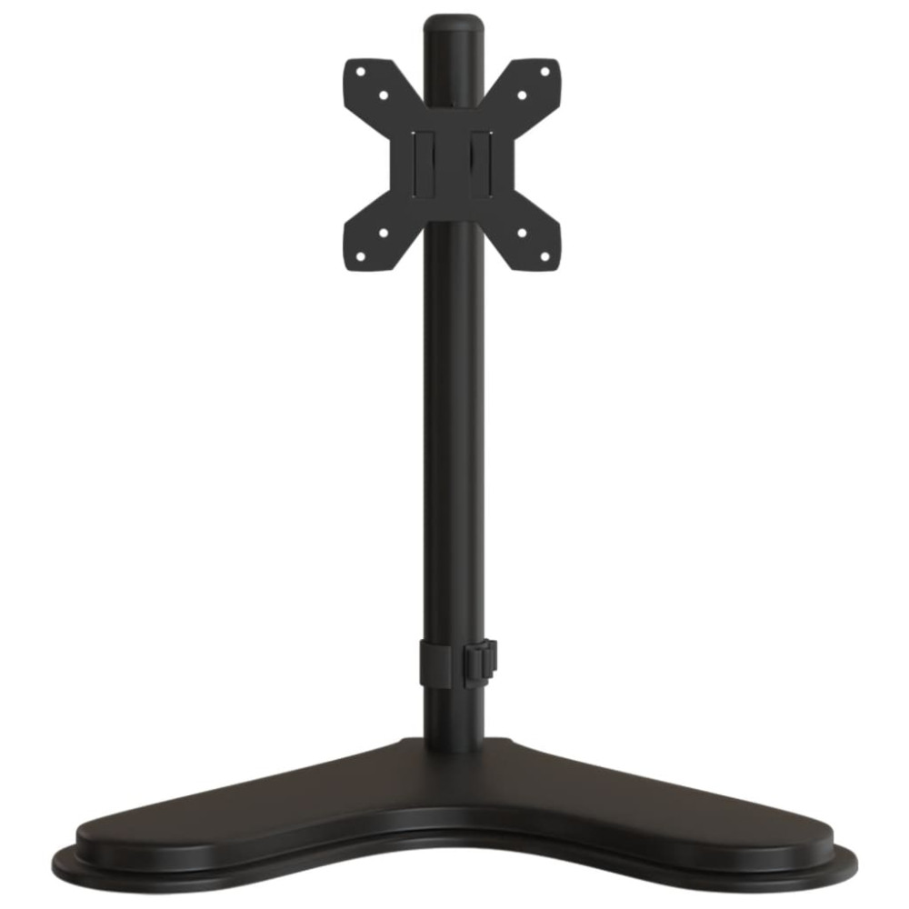 Produktbild för Skärmfäste för 4 skärmar svart stål VESA 75/100 mm
