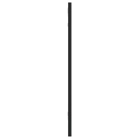 Miniatyr av produktbild för Väggspegel svart 30x60 cm rektangulär järn