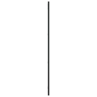 Miniatyr av produktbild för Väggspegel svart 30x100 cm rektangulär järn