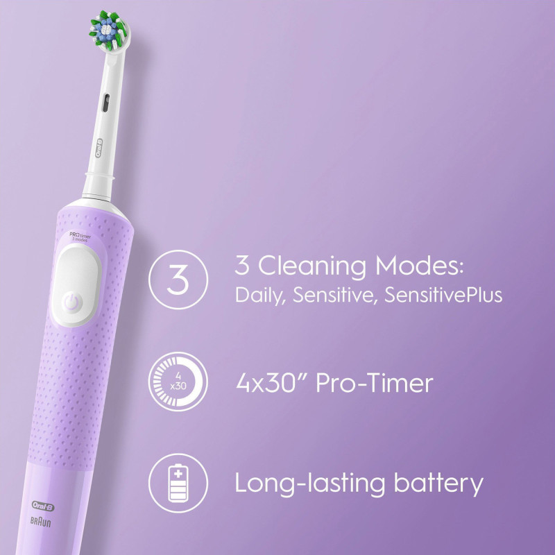 Produktbild för Eltandborste Vitality Pro Lilac CA HBOX
