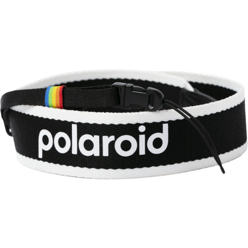 Polaroid Polaroid Camera Strap Flat Black & White