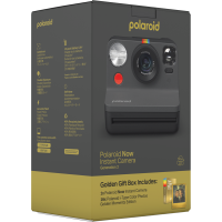 Produktbild för Polaroid Now Gen 2 E-Box Black Golden Moments Edition