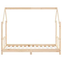 Produktbild för Sängram för barnsäng 80x160 cm massiv furu