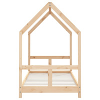 Produktbild för Sängram för barnsäng 80x160 cm massiv furu