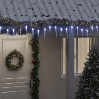 Produktbild för Julbelysning 200 LEDs kallvit 20 m akryl PVC