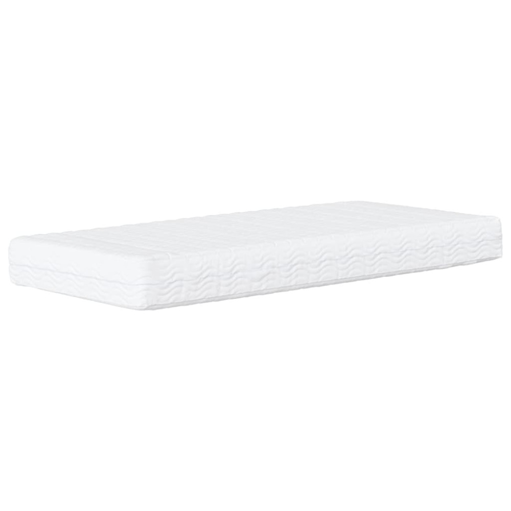 Produktbild för Dagbädd med madrass gul 100x200 cm sammet