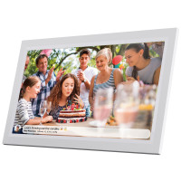 Produktbild för PFF-1503W 15.6 FULL HD digital Wi-Fi photoframe with FRAMEO photo software White