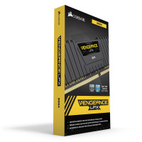 Produktbild för Corsair Vengeance LPX CMK64GX4M4E3200C16 RAM-minnen 64 GB 4 x 16 GB DDR4 3200 MHz