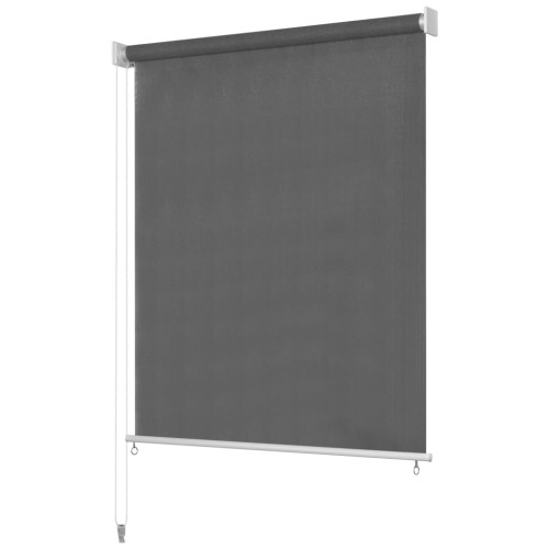 vidaXL Rullgardin utomhus 160x230 cm antracit - Gardiner & Persienner