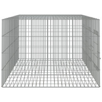 Produktbild för Kaninhage 3 paneler 163x79x54 cm galvaniserat järn