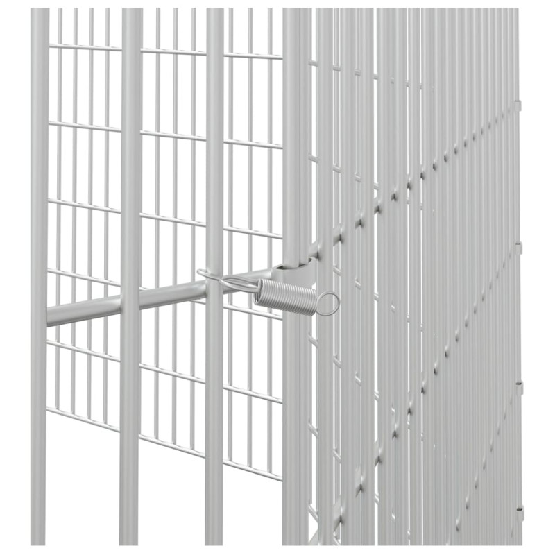 Produktbild för Kaninhage 10 paneler 54x60 cm galvaniserat järn