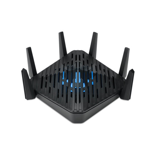 Acer Acer Predator Connect W6 Wi-Fi 6 Router trådlös router Gigabit Ethernet Triband (2,4 GHz/5 GHz/6 GHz) Svart