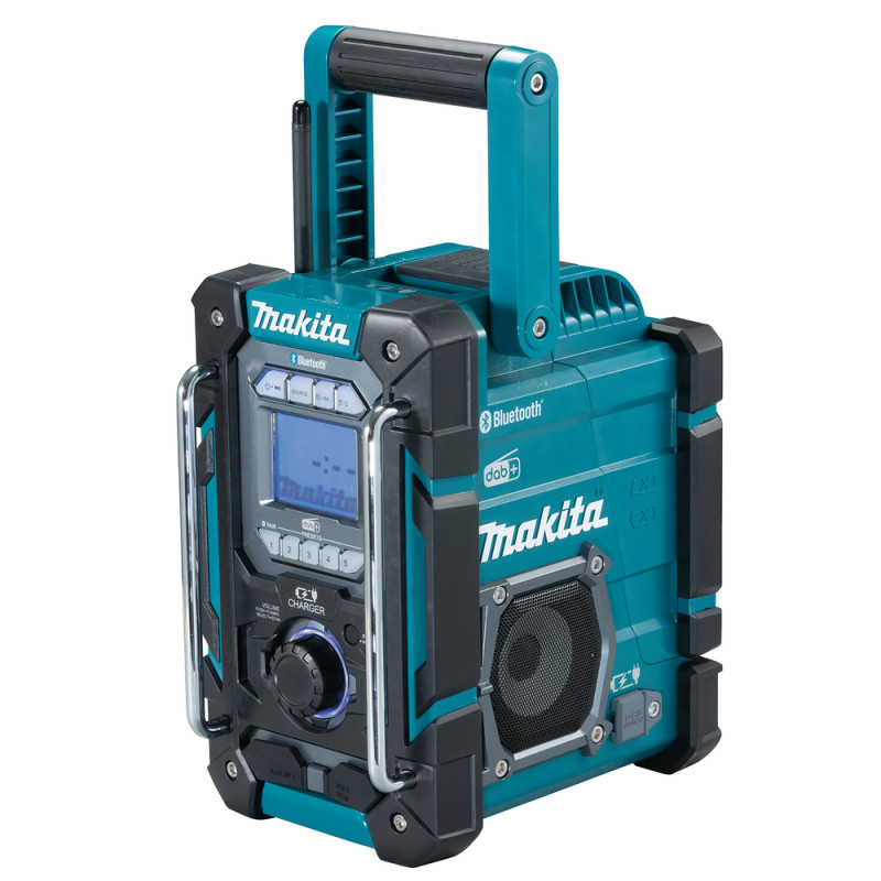 Produktbild för Makita DMR301 radioapparater Bärbar Digital Svart, Turkosblå