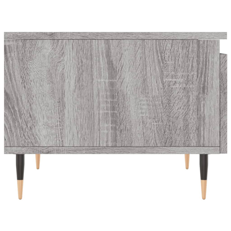 Produktbild för Soffbord 2 st grå sonoma 50x46x35 cm konstruerat trä