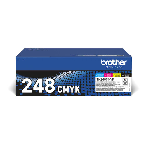 Brother Brother TN-248VAL Tonerkassett 4 styck Original Svart, Cyan, Magenta, Gul