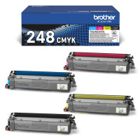 Produktbild för Brother TN-248VAL Tonerkassett 4 styck Original Svart, Cyan, Magenta, Gul