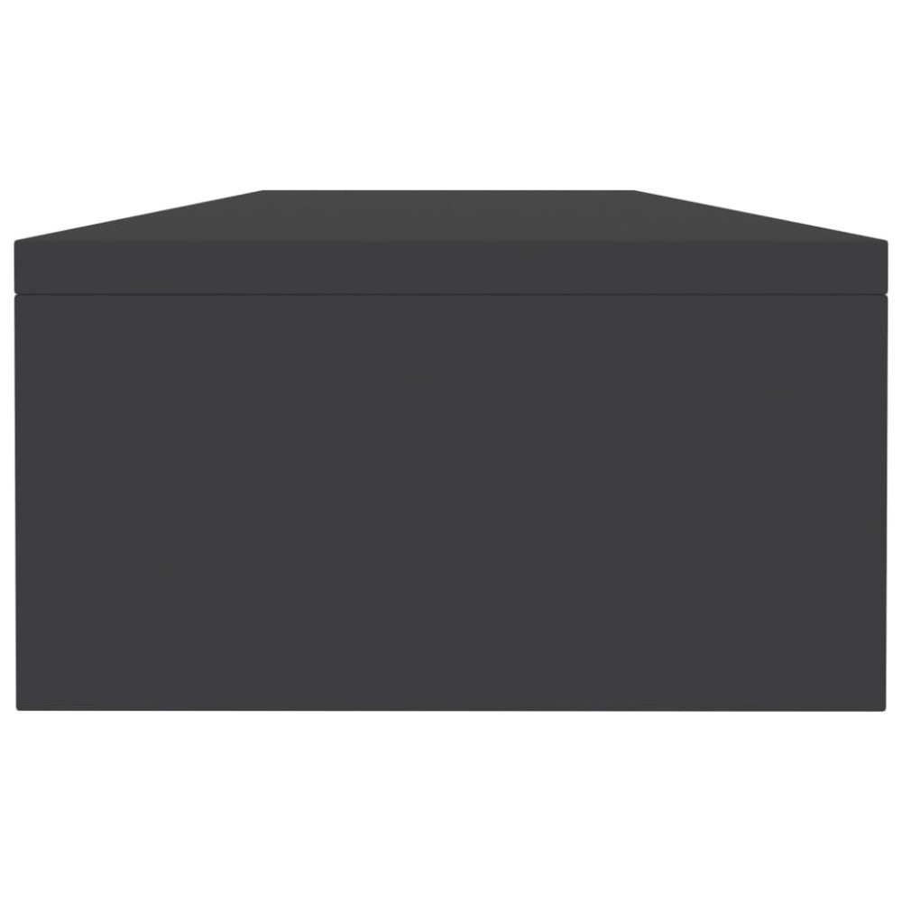 Produktbild för Skärmställ grå 100x24x13 cm konstruerat trä