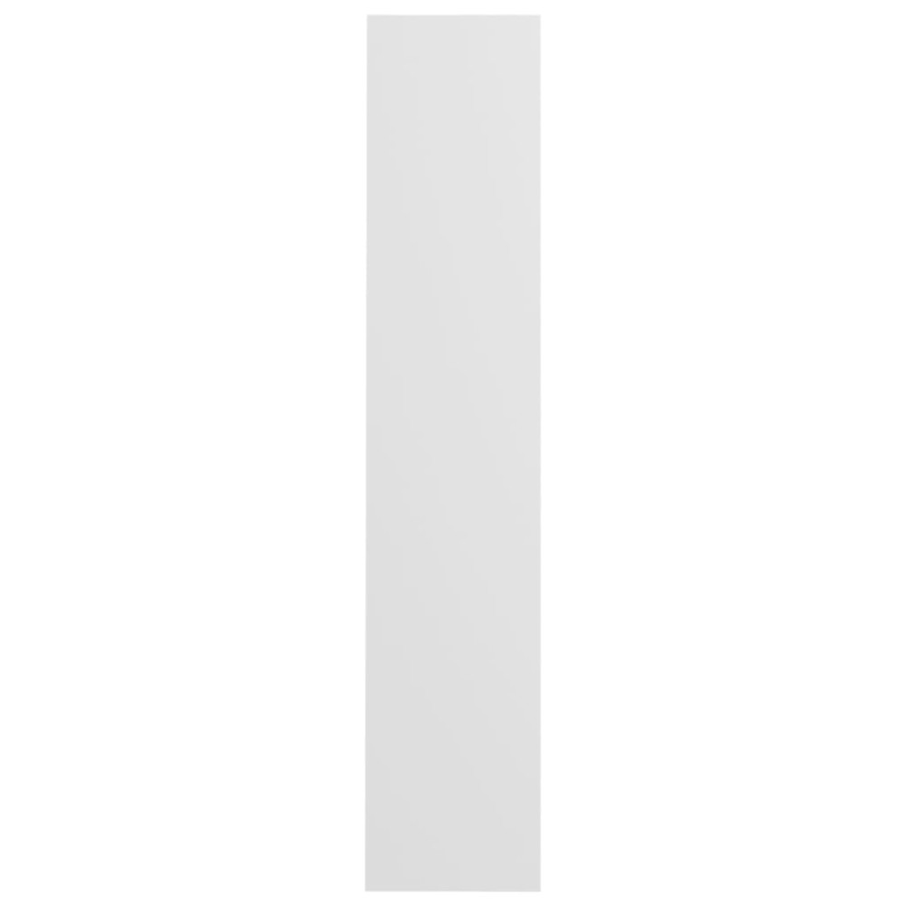 Produktbild för Väggmonterat skoställ vit 60x18x90 cm konstruerat trä