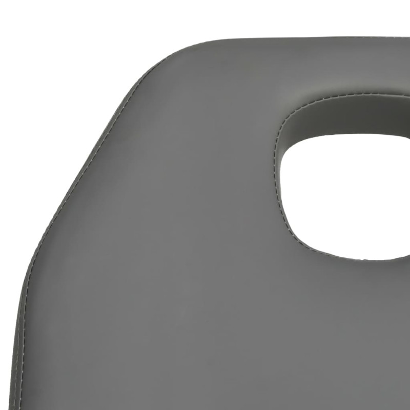 Produktbild för Behandlingsstol grå 180x62x(86,5-118) cm