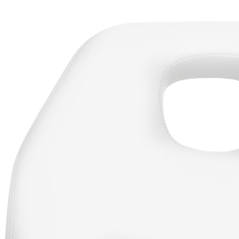 Produktbild för Behandlingsstol vit 180x62x(87-112) cm