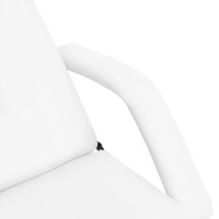 Miniatyr av produktbild för Behandlingsstol vit 180x62x(87-112) cm