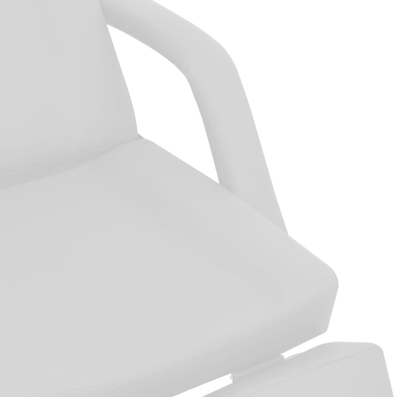 Produktbild för Behandlingsstol konstläder vit 180x62x78 cm