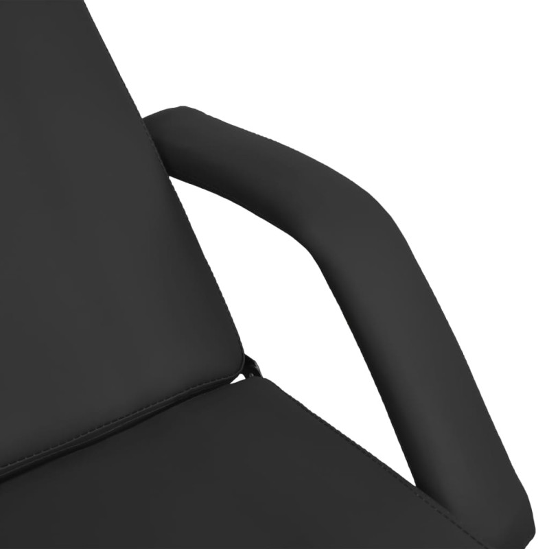 Produktbild för Behandlingsstol svart 180x62x(86,5-118) cm