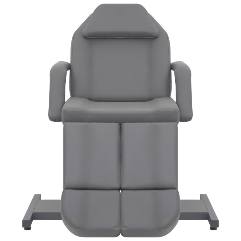 Produktbild för Behandlingsstol konstläder grå 180x62x78 cm