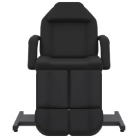 Miniatyr av produktbild för Behandlingsstol konstläder svart 180x62x78 cm