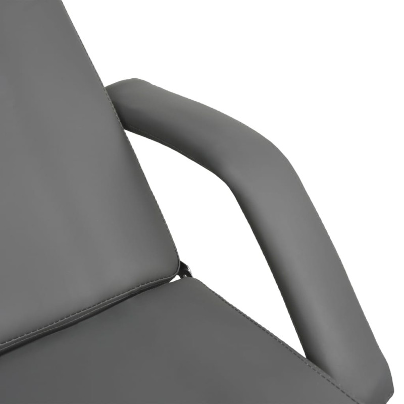 Produktbild för Behandlingsstol grå 180x62x(87-112) cm
