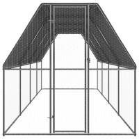 Miniatyr av produktbild för Hönsbur för utomhusbruk 2x8x2 m galvaniserat stål